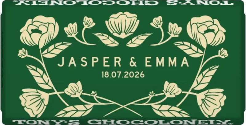 gepersonaliseerd boho bloemen bruiloft