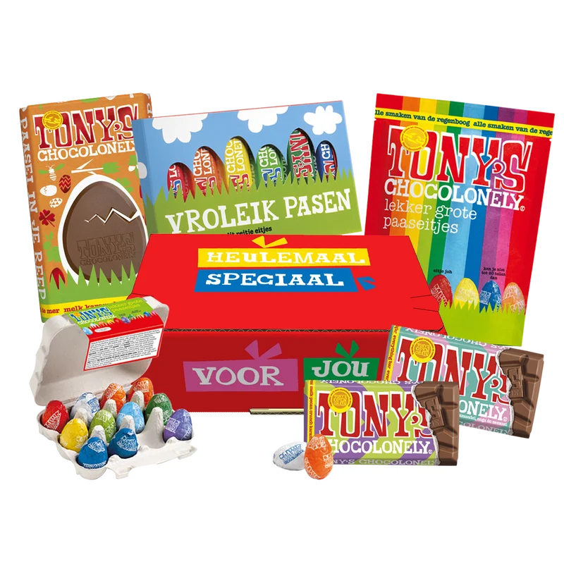 voorjaars chocoladepakket pasen