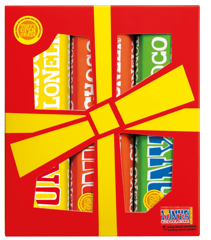 lente chocolade cadeaupakket - 3 kleine chocoladerepen