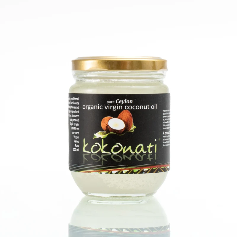 Organic virgin coconut oil (Kokonati, 200mls)
