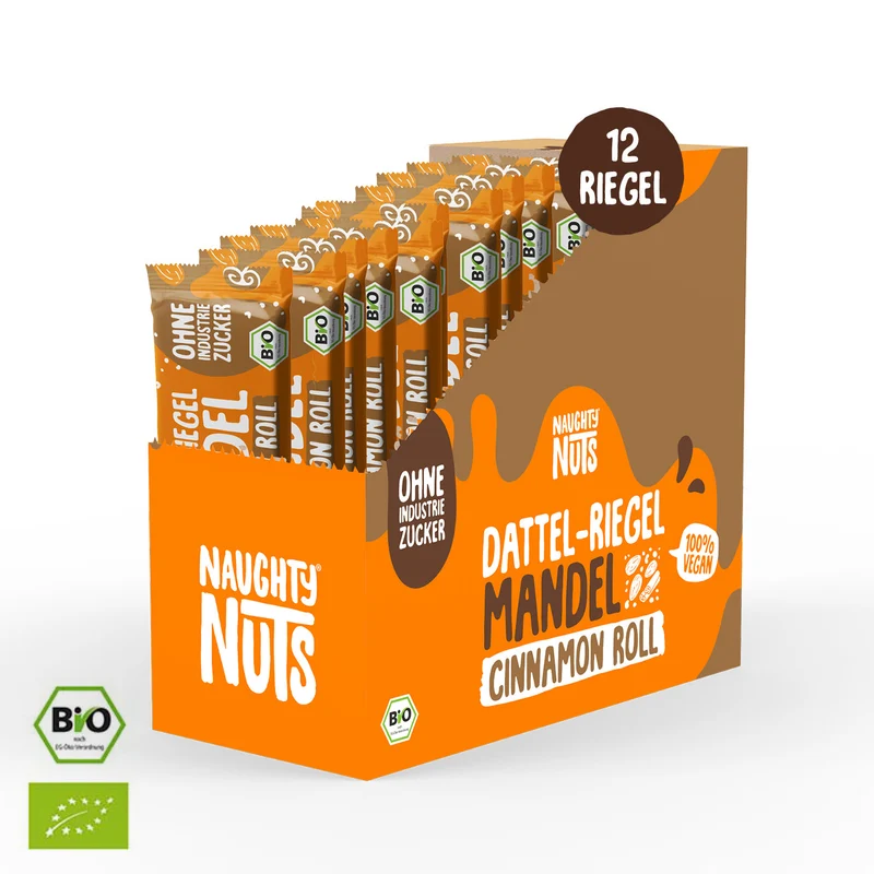 BIO Date bar almond cinnamon roll