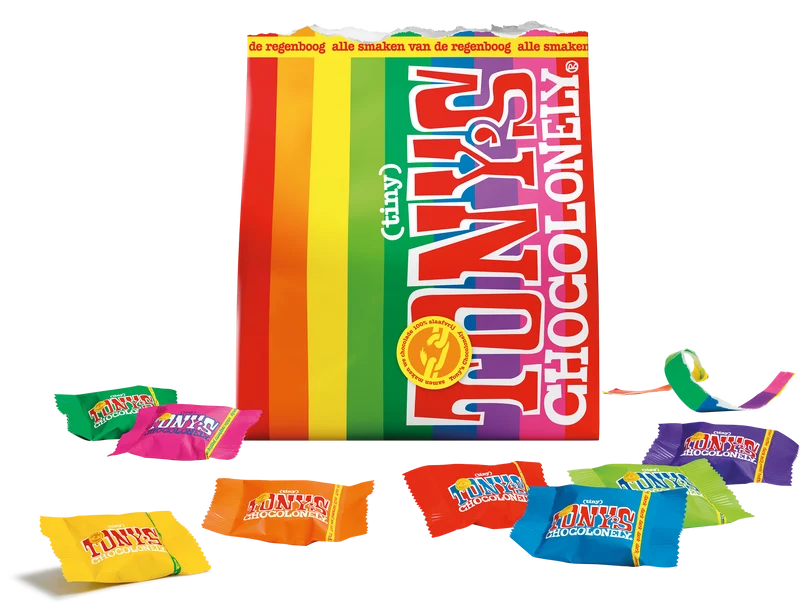 Tiny Tony's regenboog zak
