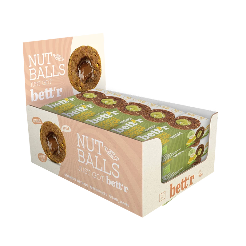 Bio Fruit balls with Matcha and Orange, Bett'r