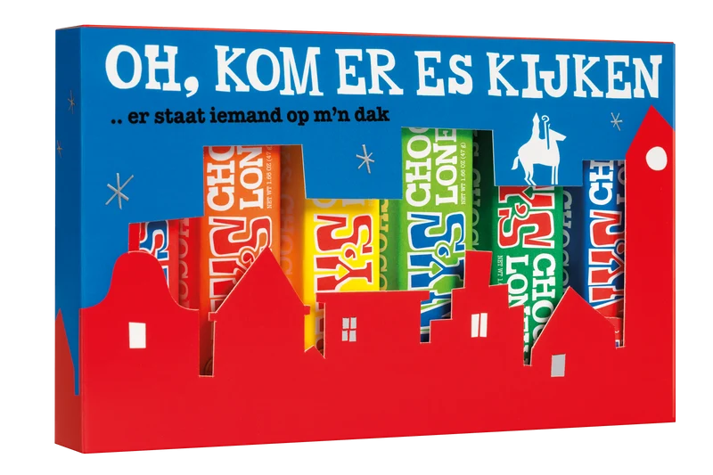 sinterklaas chocolade cadeautje - 6 kleine reepjes