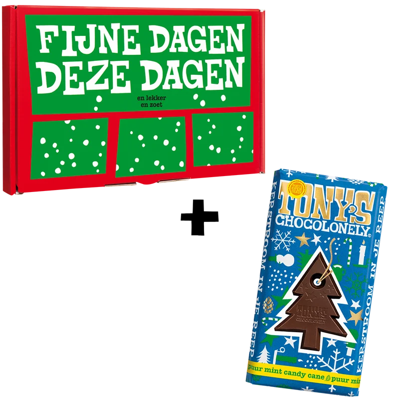 Kadoos kerstreep puur mint candy cane