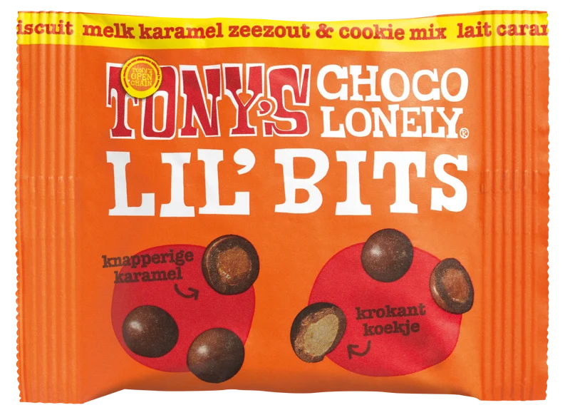 Lil'bits melk karamel zeezout & cookie mix