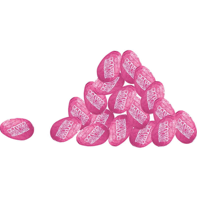 paaseitjes wit framboos knettersuiker