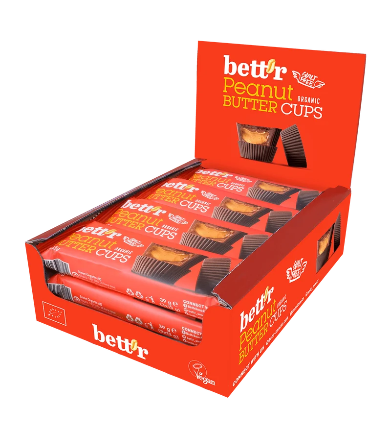 BIO Nut Butter Cups with Peanut Cream