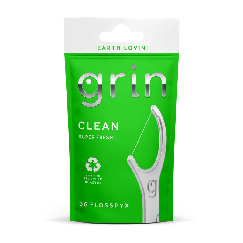 Grin Floss Picks Clean