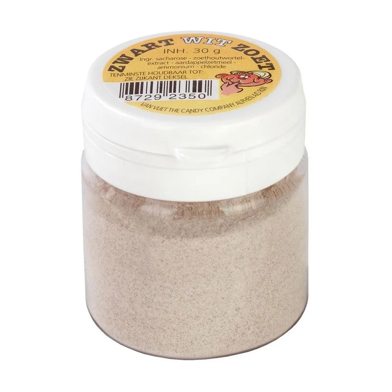 Kindly's Zwart wit zoet 30 gram