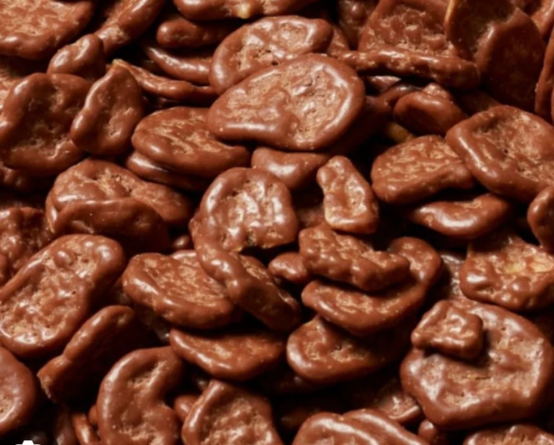 Chips de banane au chocolat