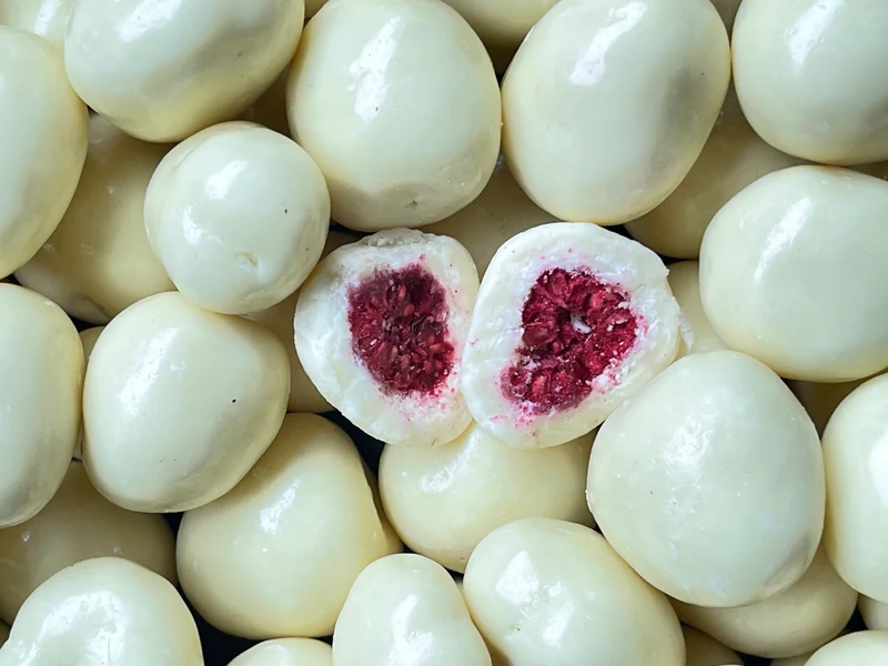 Chocolat blanc framboise