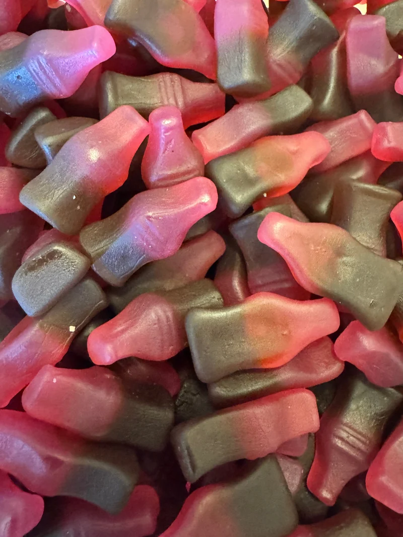 Bouteilles de Cherry Cola (halal)