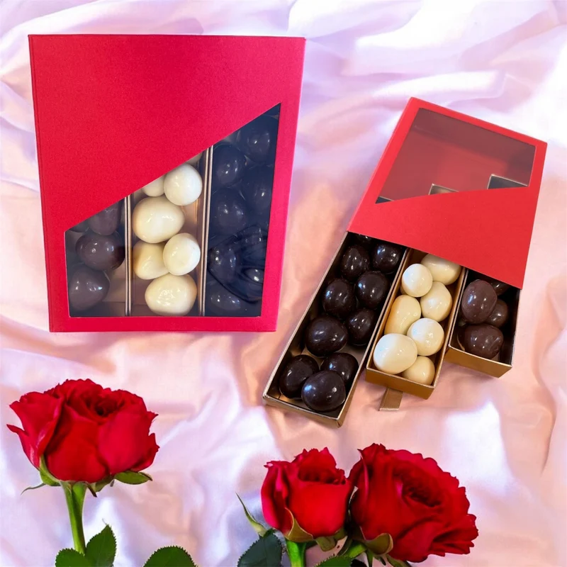 Coffret cadeau chocolat fraise