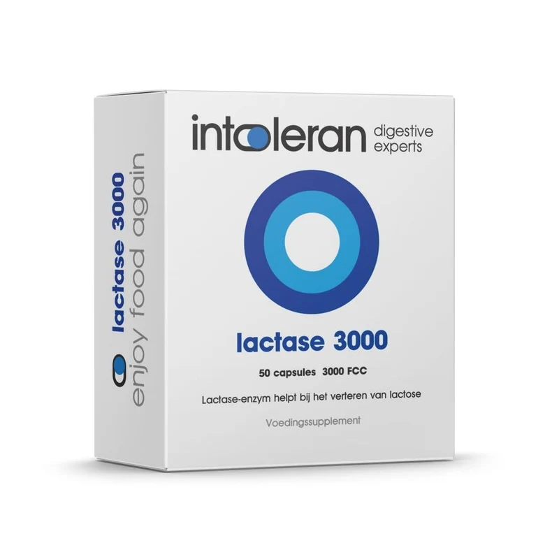 Intoleran Lactase 3000 FCC Capsules 50 capsules
