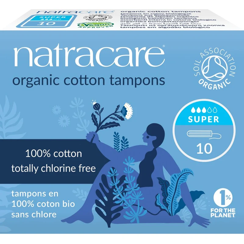 Natracare Cotton Tampons Super 10 stuks