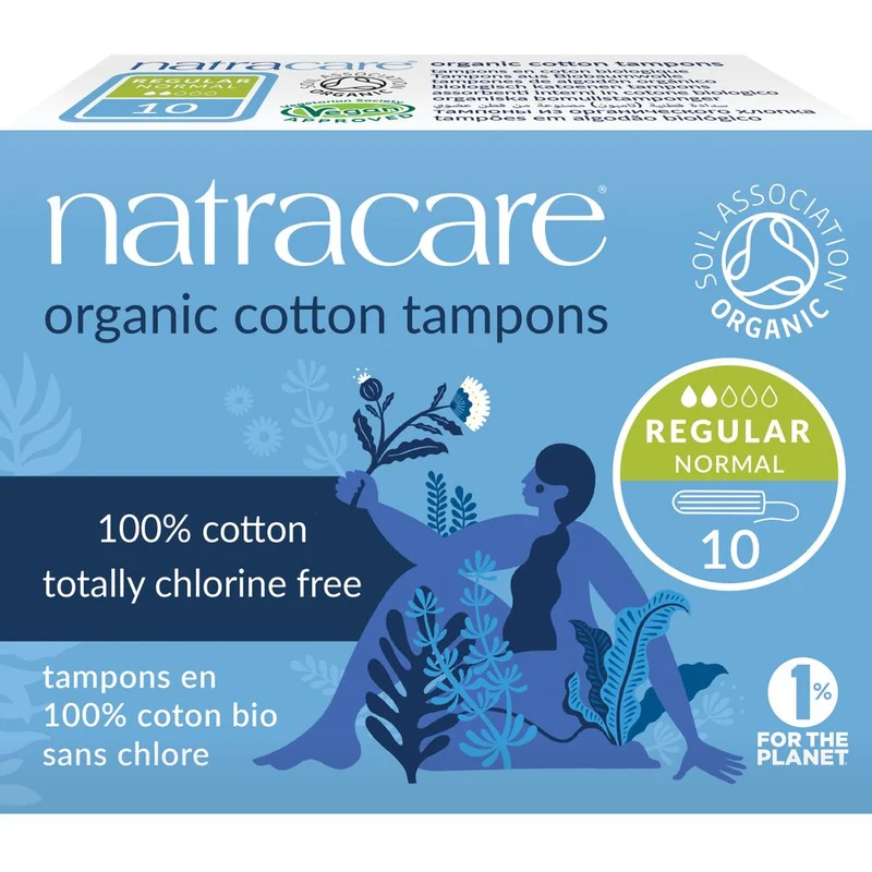 Natracare Cotton Tampons Regular 10 stuks