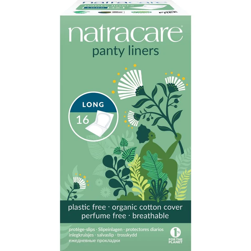 Natracare Panty Liners Long Inlegkruisjes 16 stuks