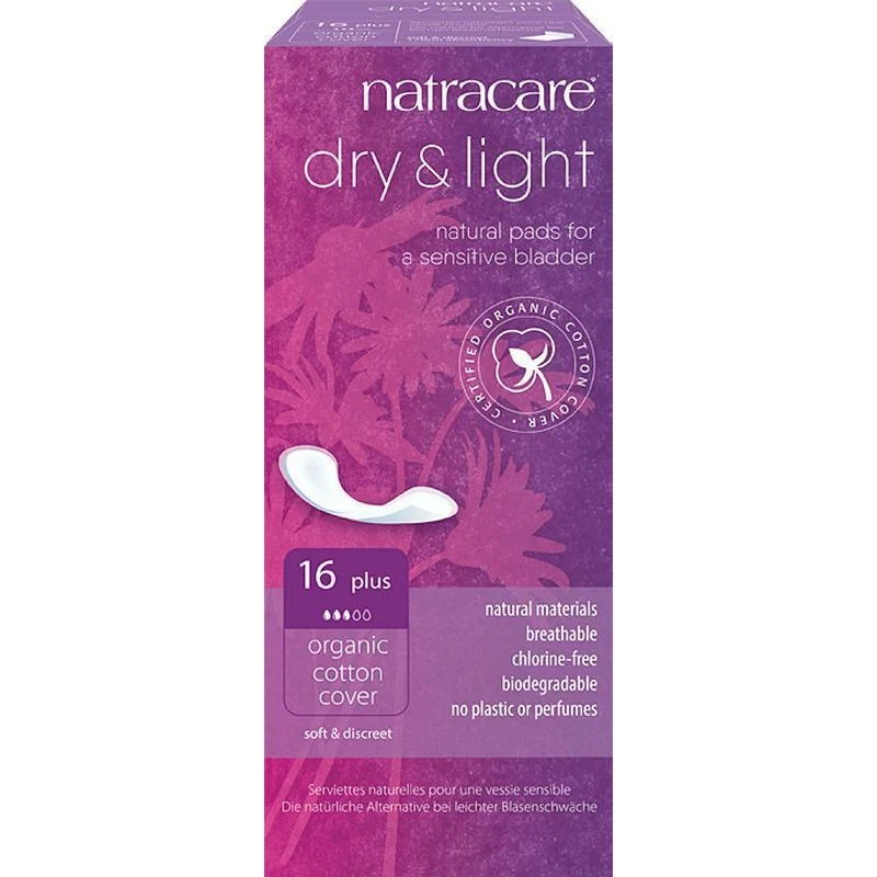 Natracare Dry & Light Incontinentieverband Plus 16 stuks