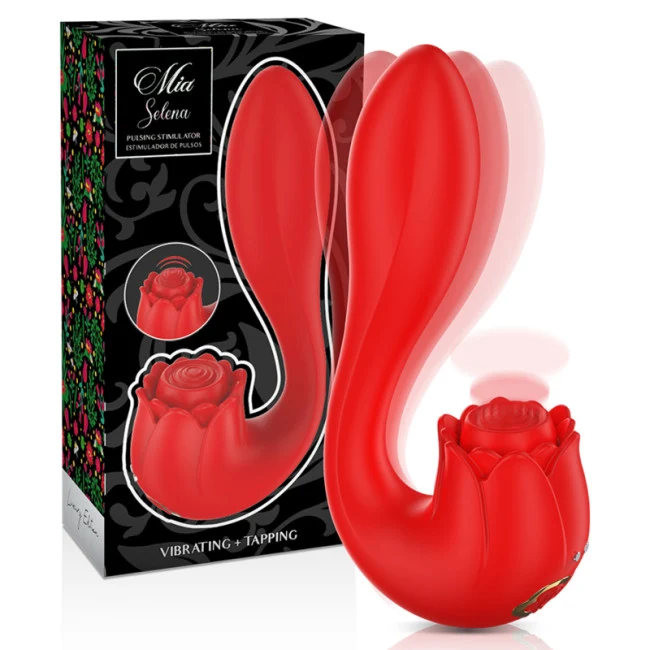 Mia Selena Stimulator Vibrating & Tapping Red