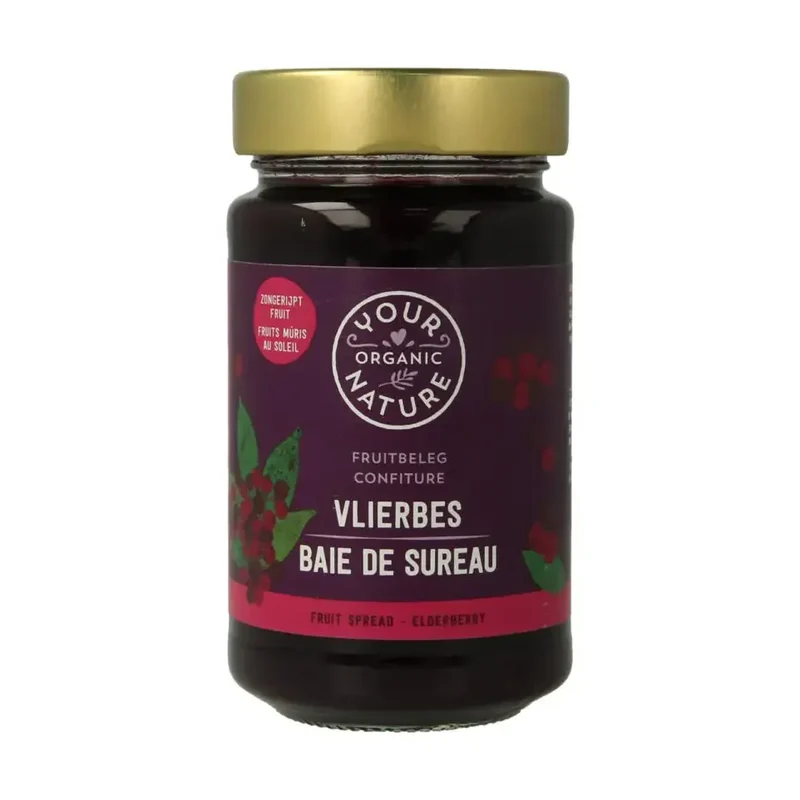 Your Organic Nature Fruit beleg vlierbes biologisch 250 gram