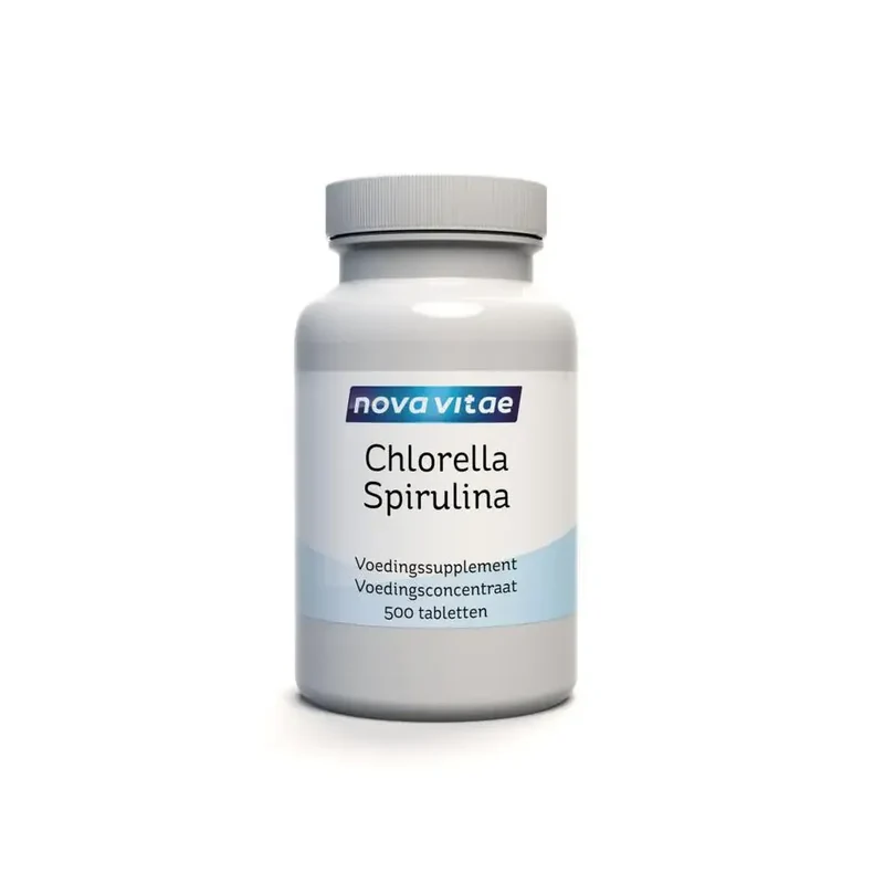 Nova Vitae Chlorella spirulina 500 tabletten
