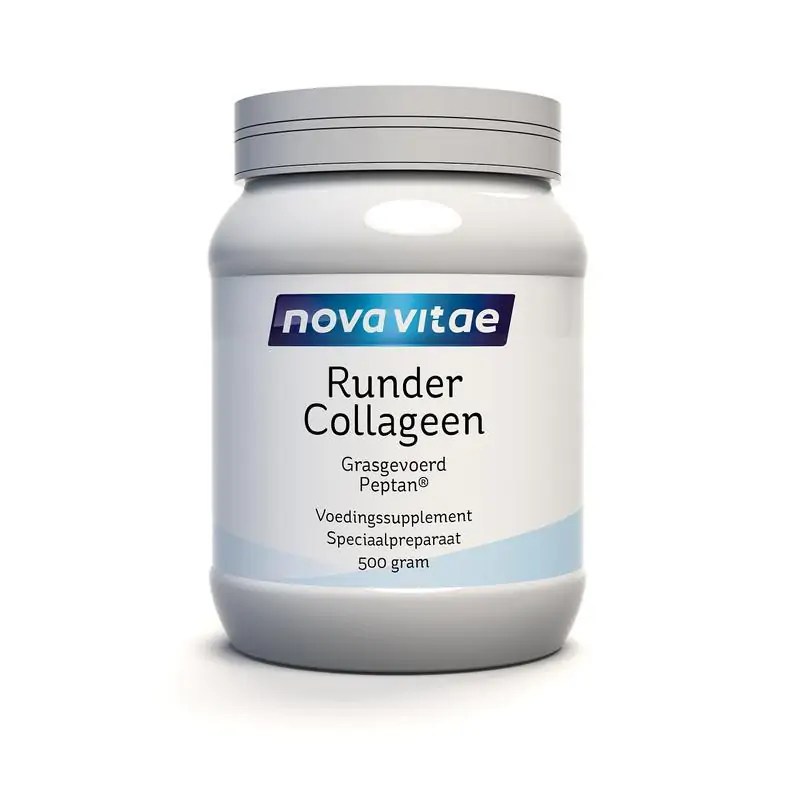 Nova Vitae Runder collageen gras gevoerd Peptan 500 gram