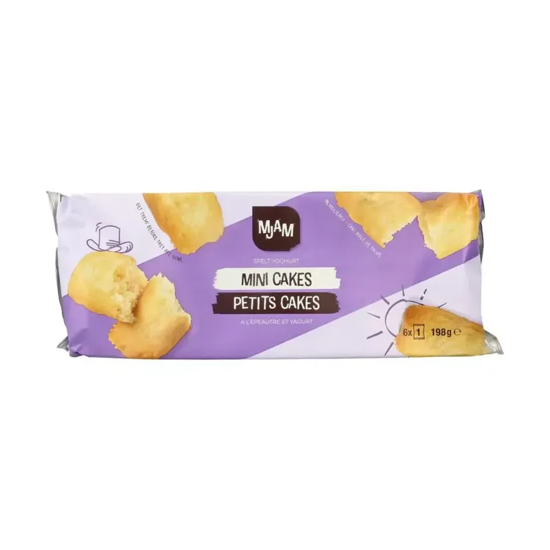 Mjam Mini cakes naturel 198 gram