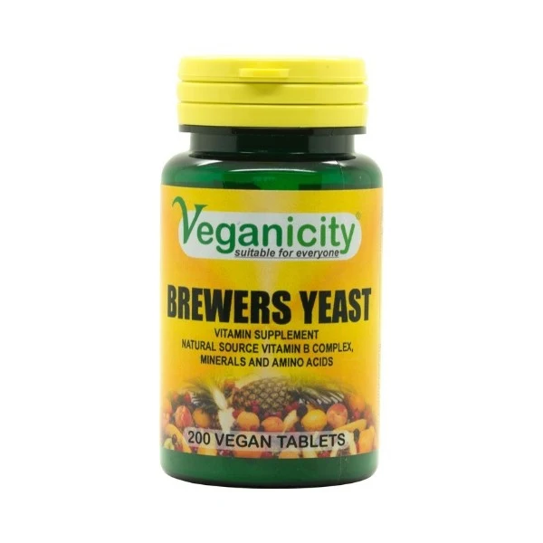 Veganicity Brewer's yeast 300 mg 200 tablets
