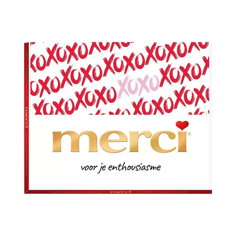 merci voor je enthousiasme - merci Finest Selection Assorti chocolade - 8 smaken - 250g