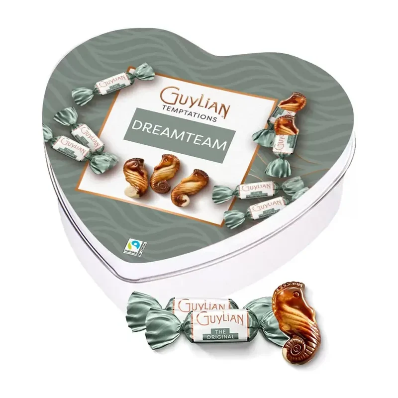 Guylian geschenkdoos hartje "Dreamteam" - Temptations Original Praliné - 104.50g