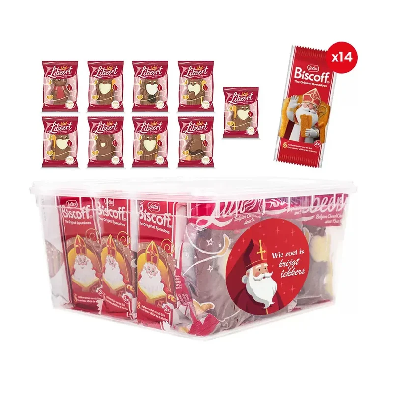 Lotus Biscoff & Libeert Sinterklaas mix - 847g