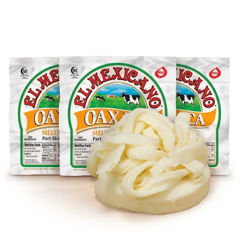 (3 Pack) El Mexicano Queso Oaxaca - Mexican Mozzarella Cheese - 10 oz
