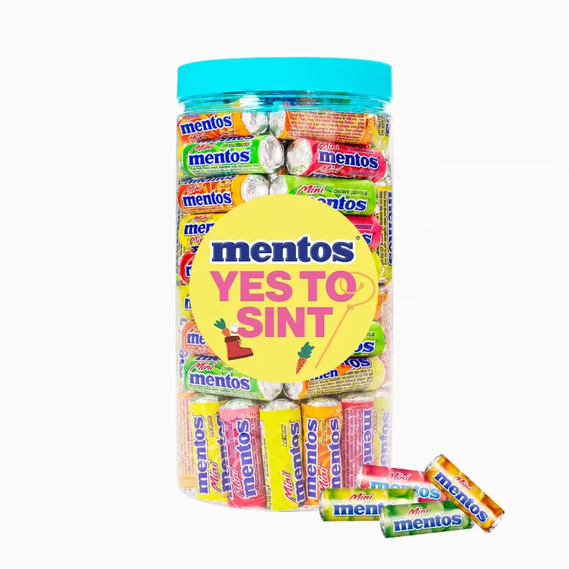 Mentos Mini Sinterklaas snoep - 1000g