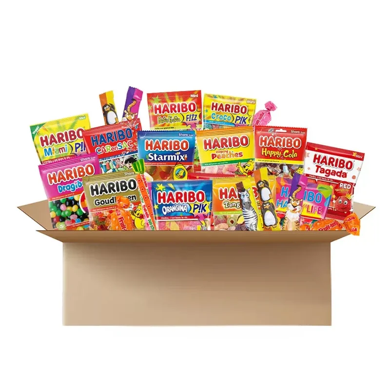 Mega snoepmix Haribo & Fruit-tella - ca. 200 stuks - 3280g