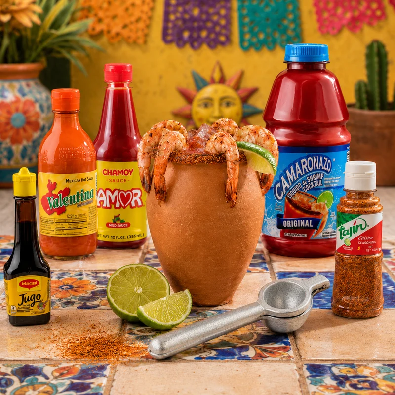 Classic Michelada Bundle – Mexican Drink Kit with Cantarito