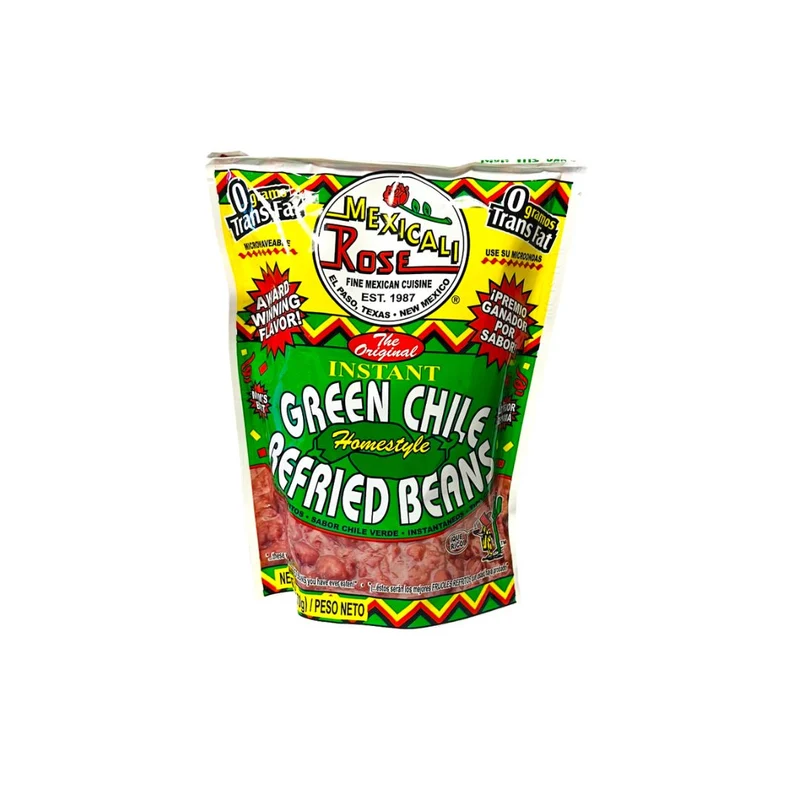 Mexicali Rose Green Chile Instant Refried Beans – 6 oz