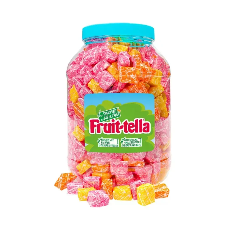 Fruit-tella Summer Fruits - fruitig strooigoed - snoep grootverpakking - 2kg
