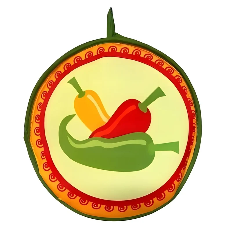 kichen Brand Warmer 3 Chile Peppers Design – 10 Inch