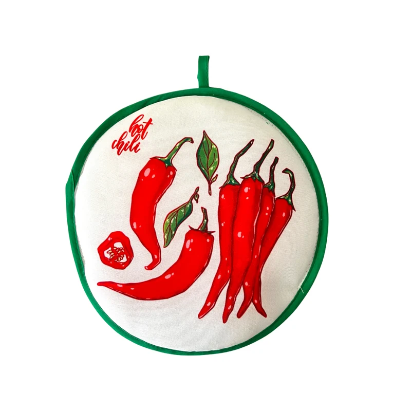 Kitchen Brand Hot Chili Tortilla Warmer – 10 Inch