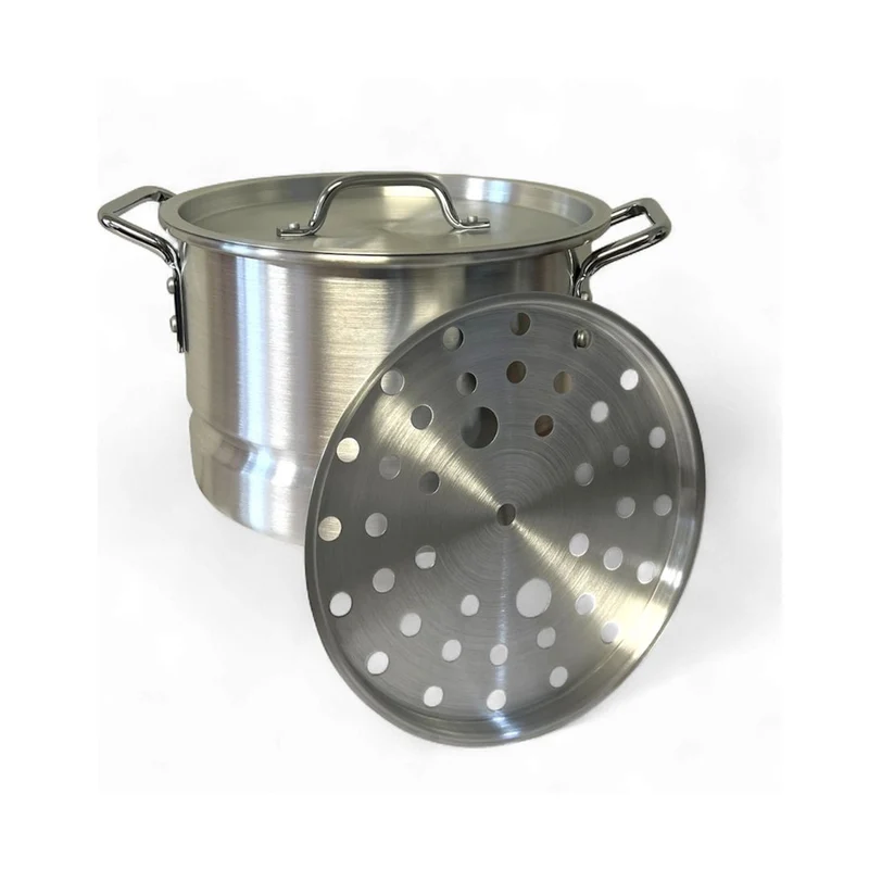 Imusa Tamale Steamer Pot with Rack 8 qt