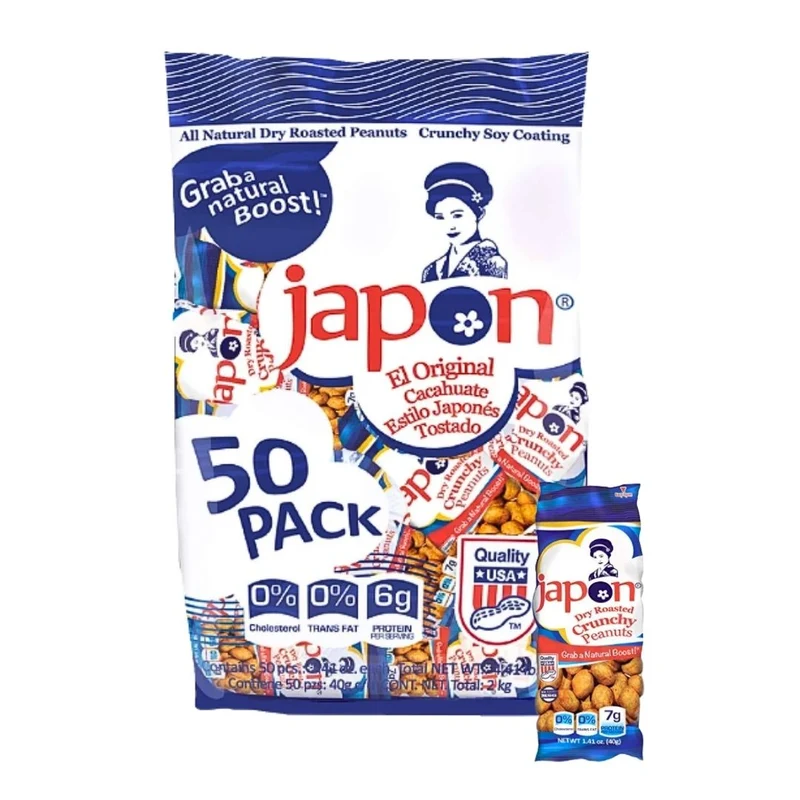 Japon Cacahuate Japonés Japanese-Style Peanuts – 50 Pack