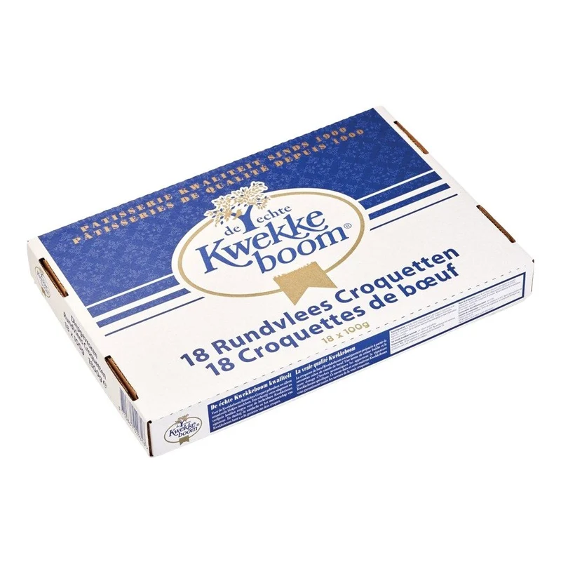 Kwekkeboom - Rund kroket - 18 pieces à 100 grams