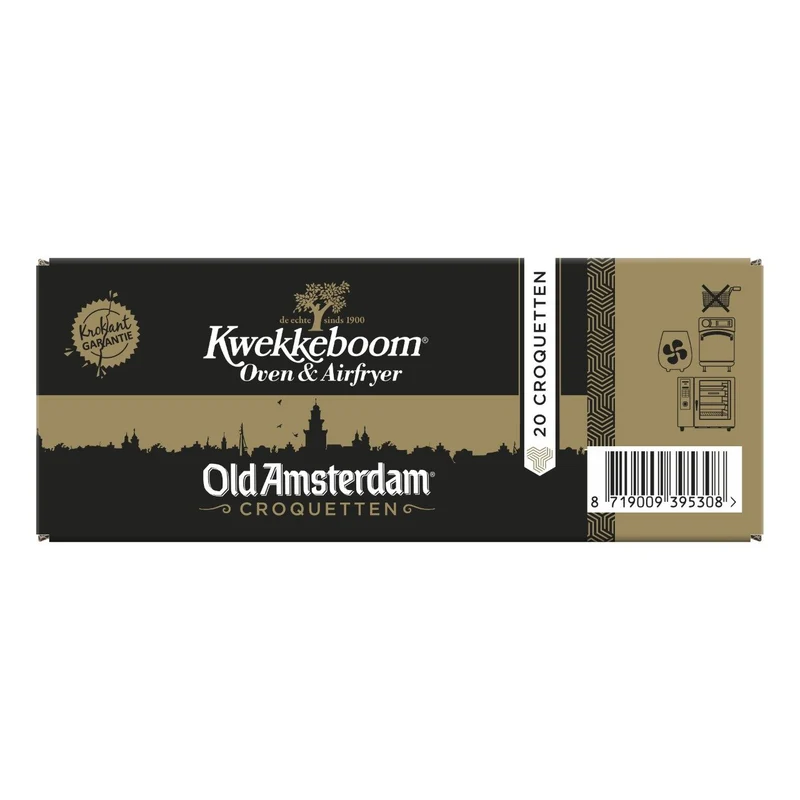 Kwekkeboom - Old amsterdam kroketten (oven) - 4 boxes à 300 grams