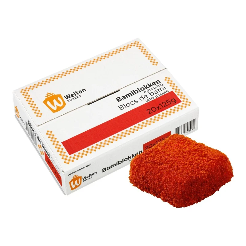 Welten - Bamiblokken extra pittig - 20 pieces à 125 grams