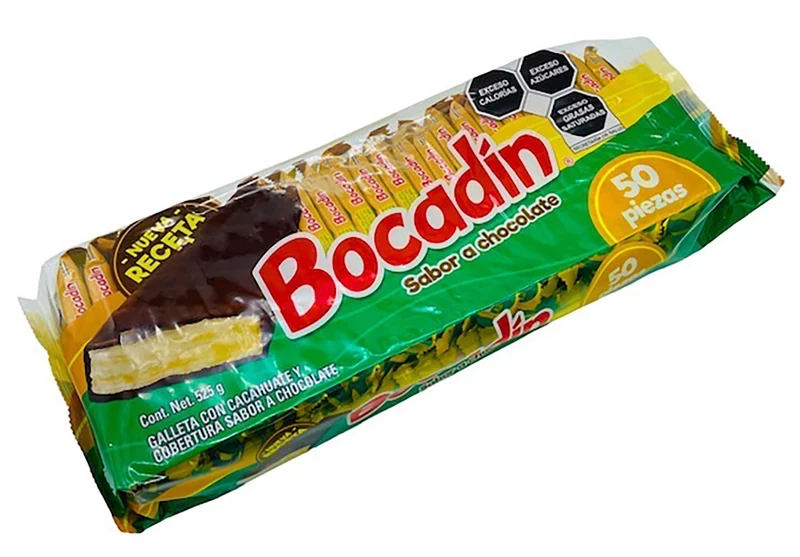 Ricolino Bocadín Chocolate Covered Wafer - Mexican Candy 50ct