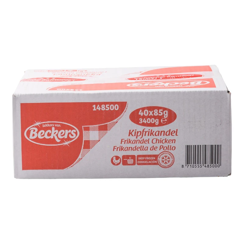Beckers - Kippenfrikandel halal - 40 pieces à 85 grams