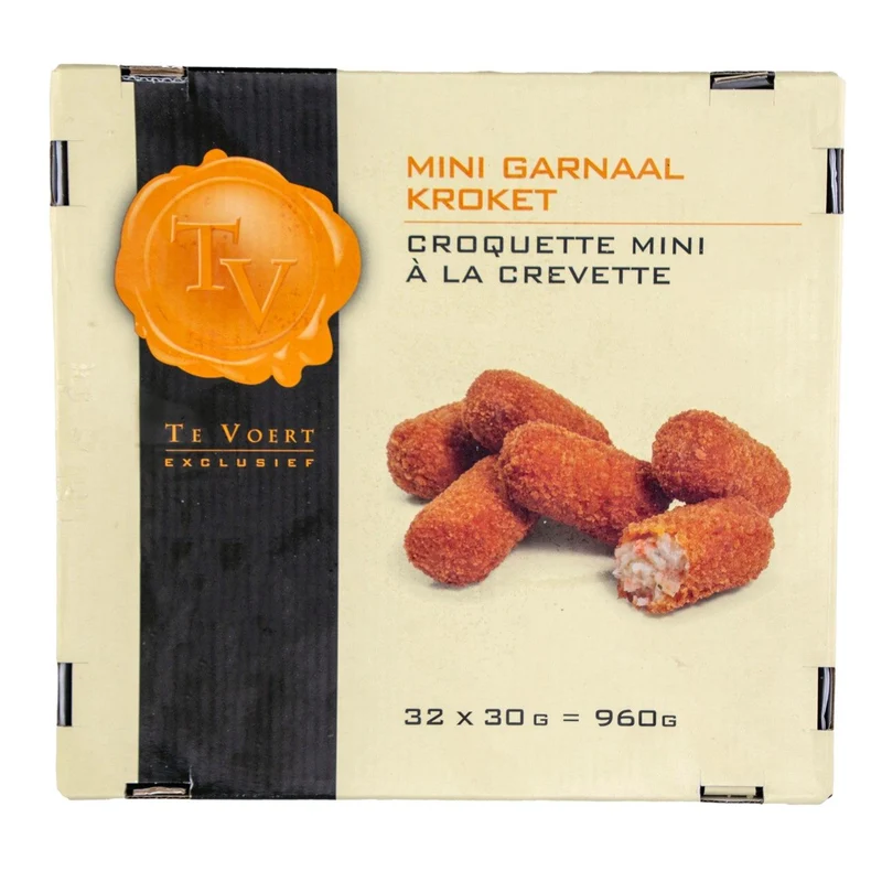 Te Voert - Garnaal Mini Kroket 32 x 30 g