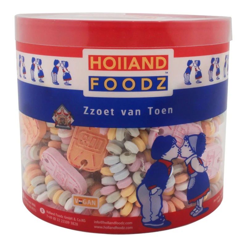 Holland Foodz Snoep Horloge - Silo 60 stuks