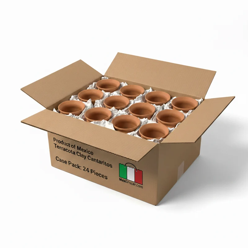 Cantaritos de Barro – 12 oz Clay Jarritos (24 Pack)